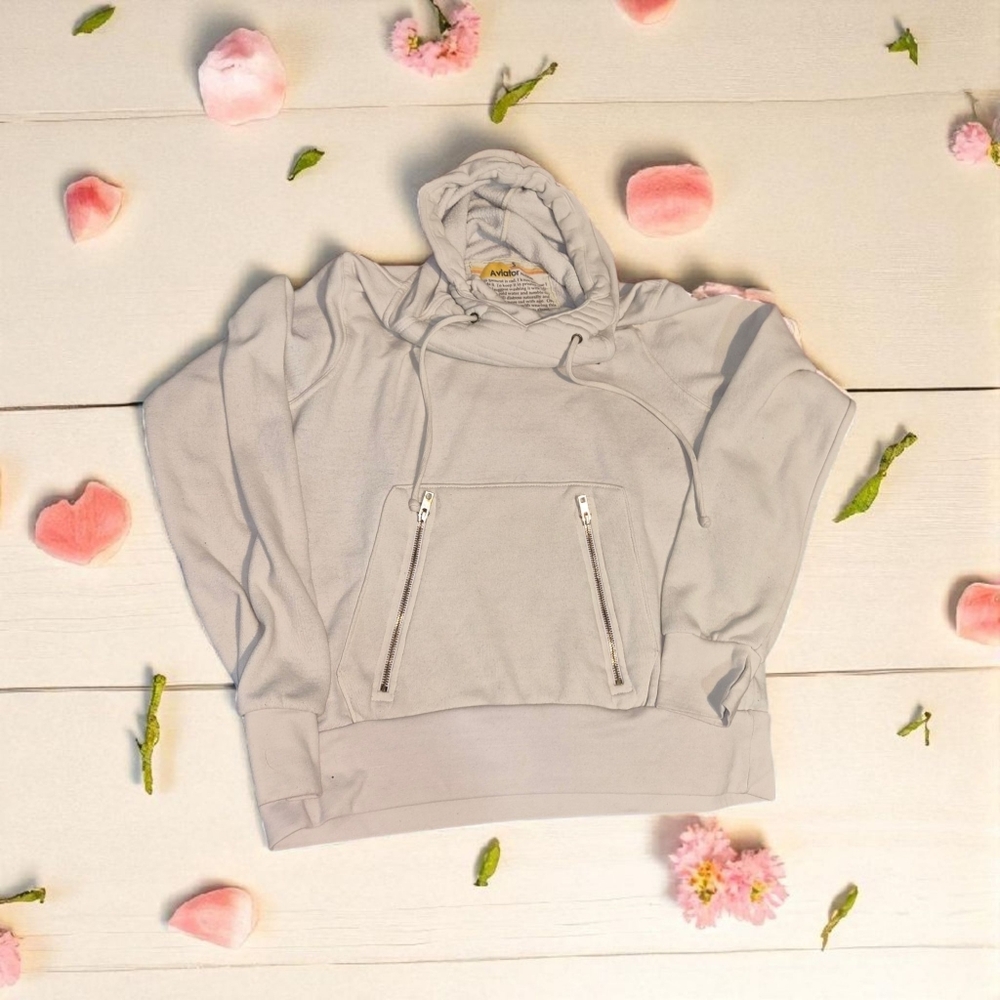 Aviator Nation Cream Ninja Hoodie